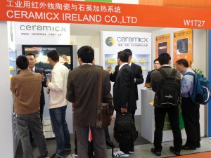 Chinaplas Ceramicx IR Heating stand 2012