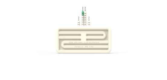 Ceramic Half Flat Element from Ceramicx